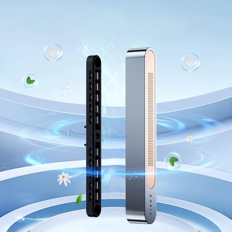 1 PC New Arrival Luxury Aromatic Wood Diffuser Car Vent Solid Air Freshener Metal Wooden Car Perfume Diffuser Clip