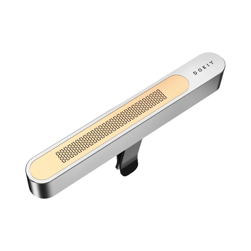 1 PC New Arrival Luxury Aromatic Wood Diffuser Car Vent Solid Air Freshener Metal Wooden Car Perfume Diffuser Clip