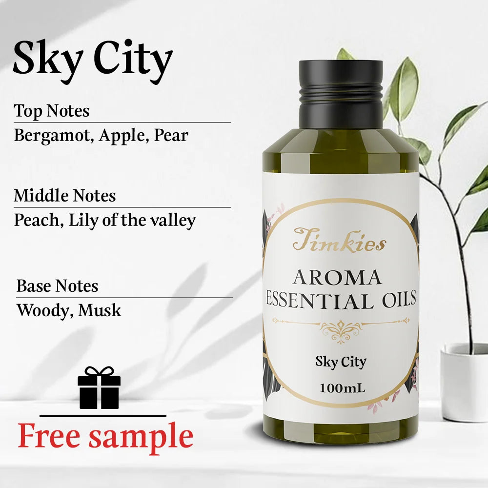 100ML Hotel Room Fragrance Diffuser for Home Air Freshener Scenting Device Air Purifier Humidifier Car Essential Oil Refil