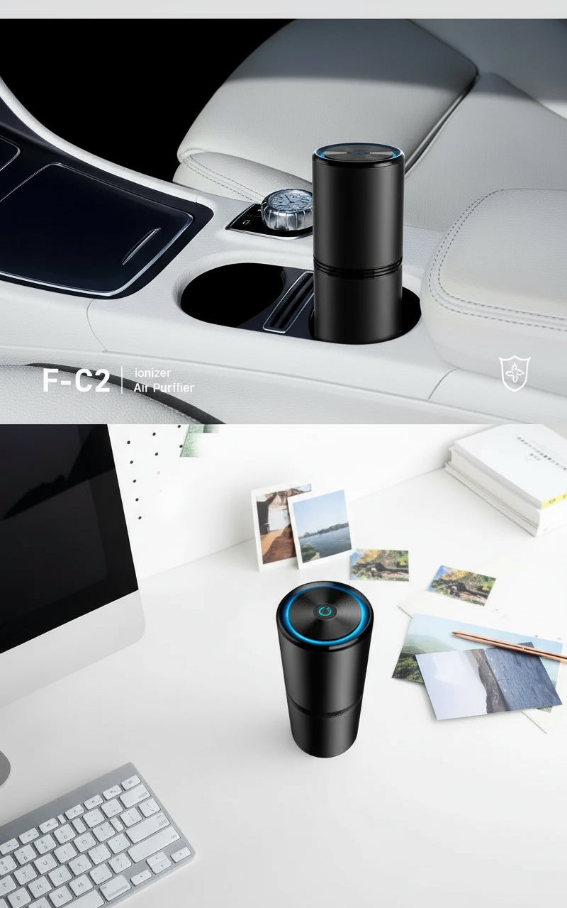 Xiaomi Youpin Car Air Purifier Negative Ion Generator USB Low Noise Deodorizer Smoke Odor Remover Mi Air Cleaner Home New Gift
