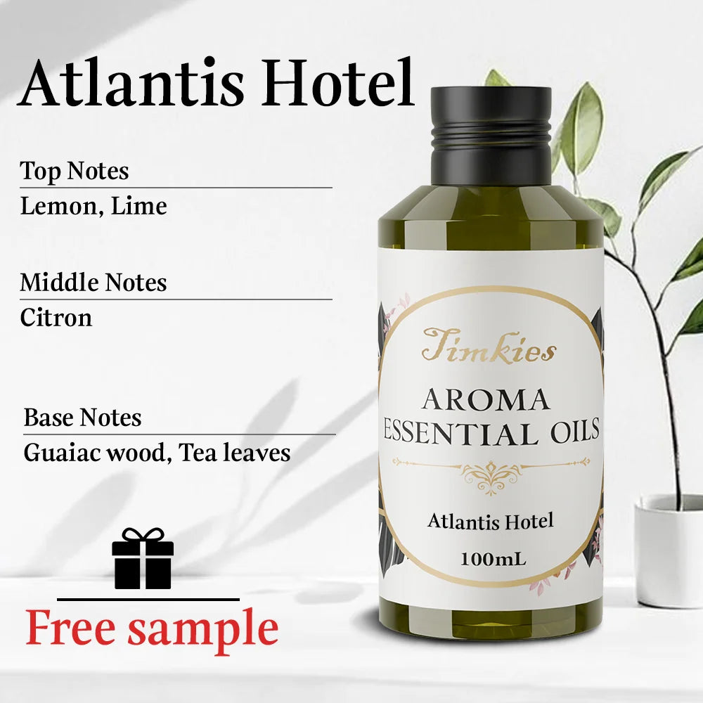 100ML Hotel Room Fragrance Diffuser for Home Air Freshener Scenting Device Air Purifier Humidifier Car Essential Oil Refil