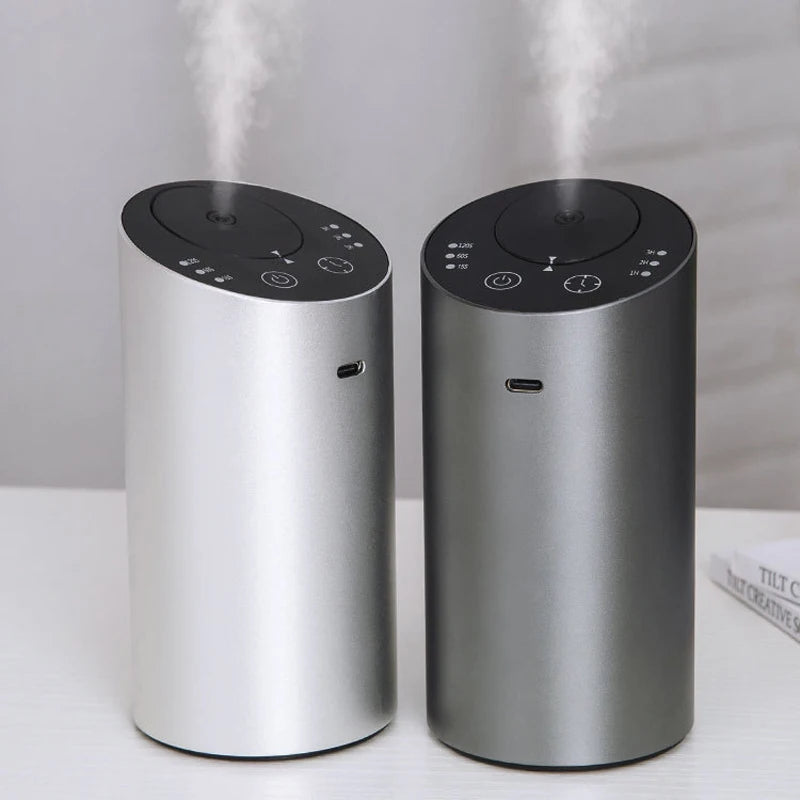 Wireless Car Aroma Diffuser with 20ml Empty Essential Oil Bottle Rechargeable Fragrance Diffuser Electric Smell for Home Bedroom