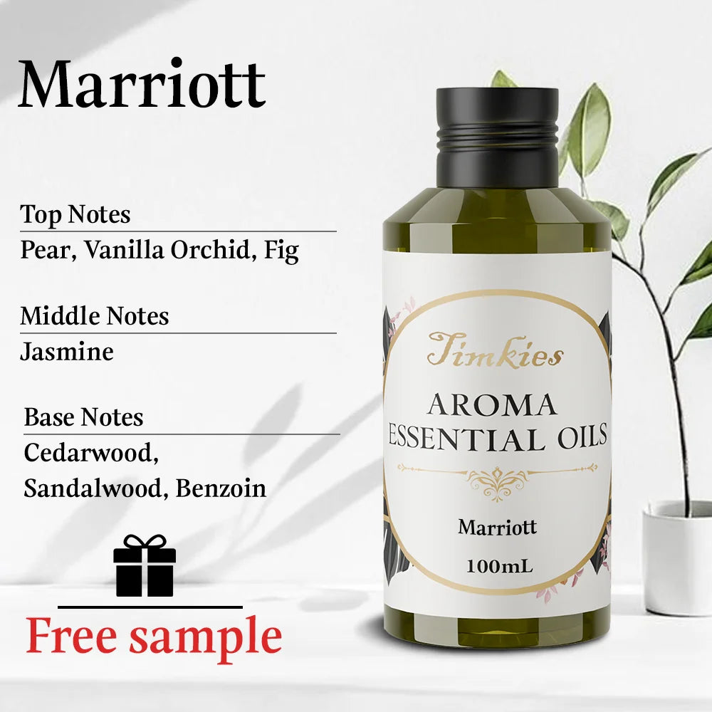 100ML Hotel Room Fragrance Diffuser for Home Air Freshener Scenting Device Air Purifier Humidifier Car Essential Oil Refil