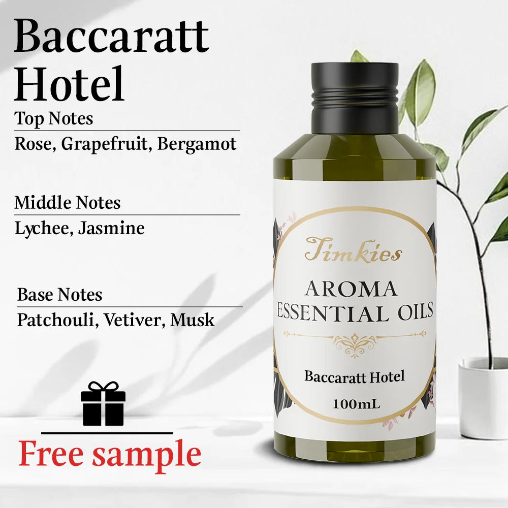 100ML Hotel Room Fragrance Diffuser for Home Air Freshener Scenting Device Air Purifier Humidifier Car Essential Oil Refil